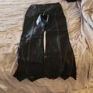 Vintage Anna Sui Black Leather Pants